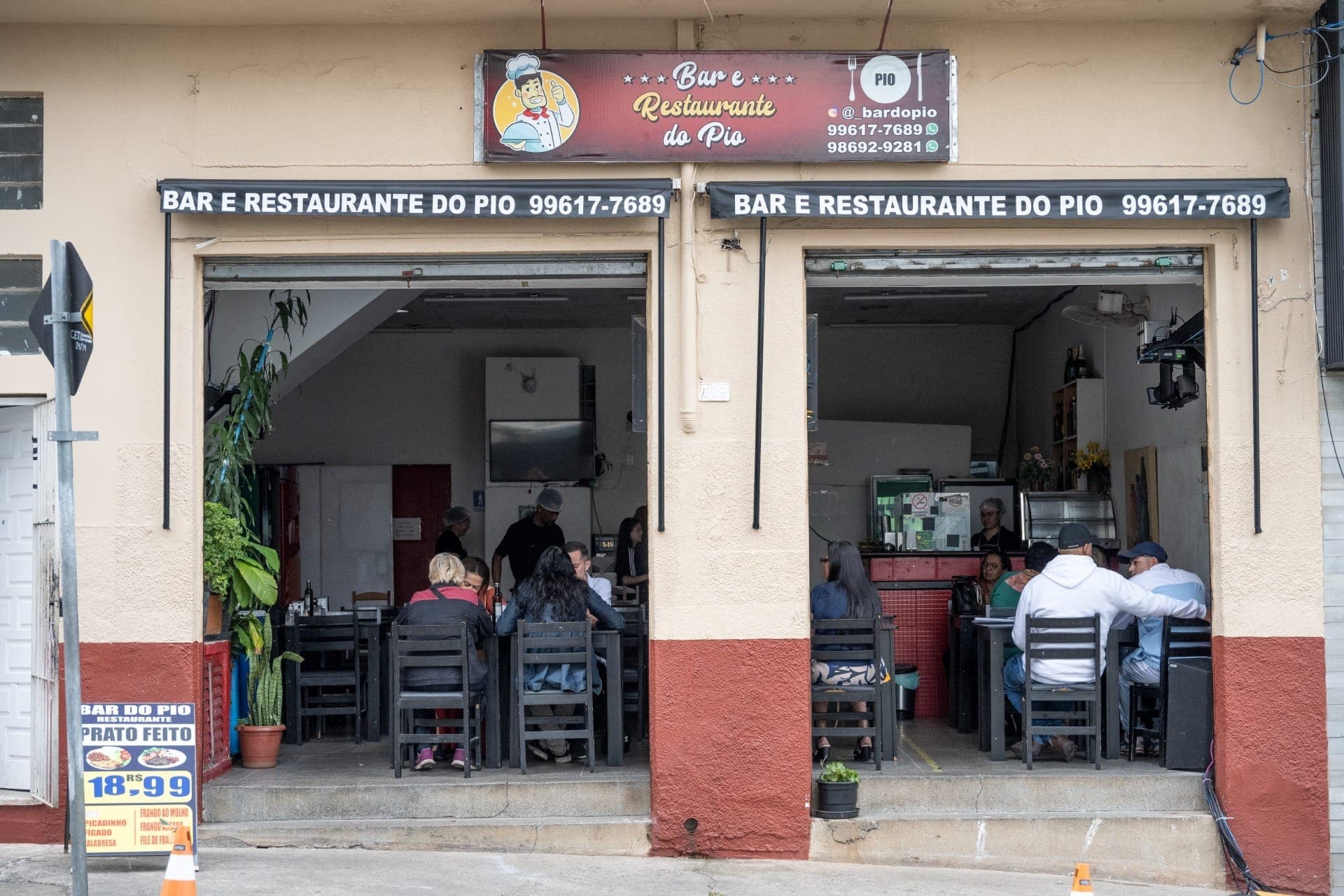 Bar do Pio antes da reforma do programa.