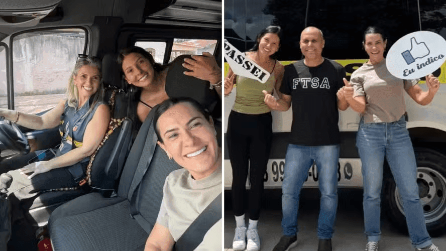Ana Castela e a mãe agora podem dirigir ônibus
