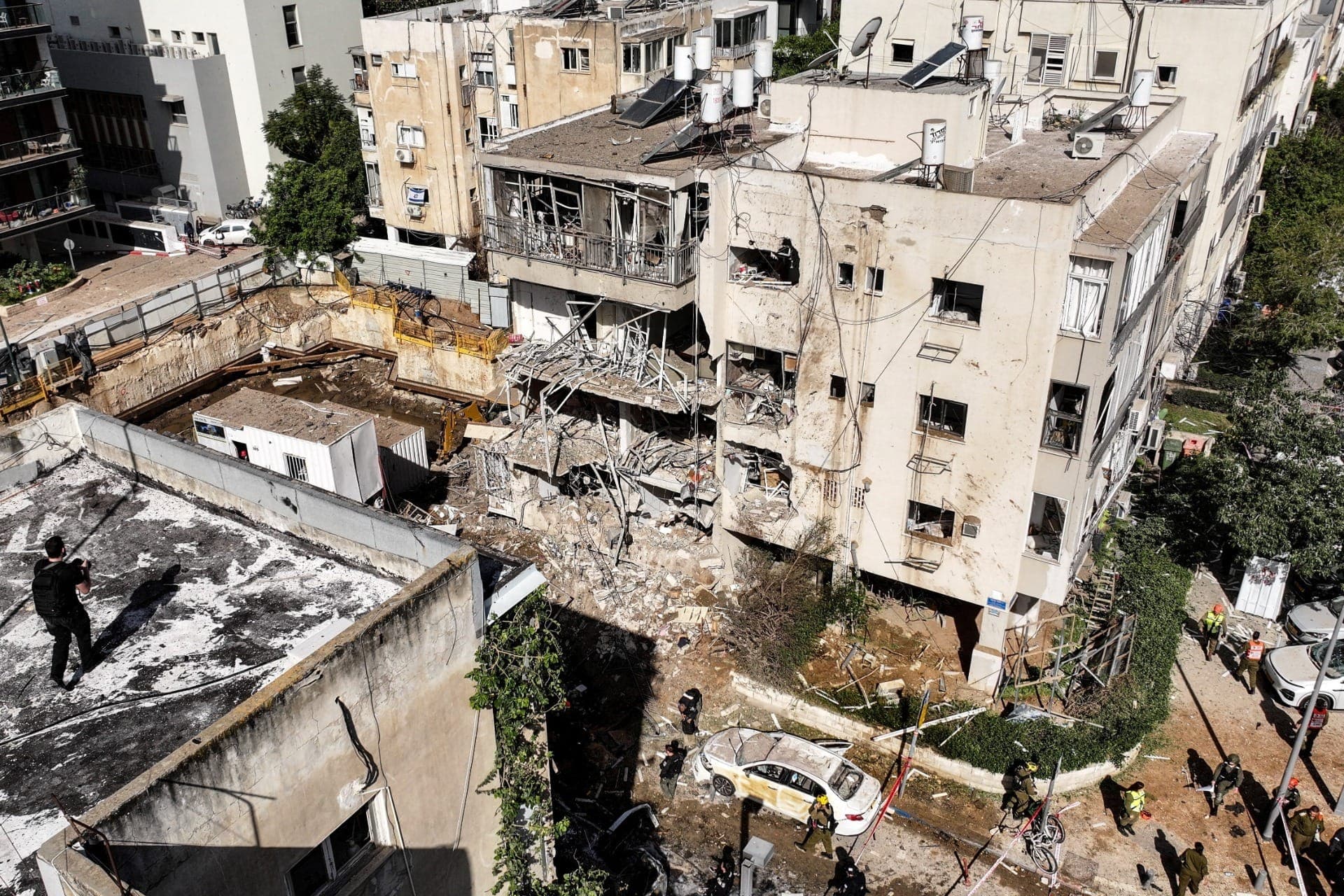 Ataque iraniano em Tel Aviv