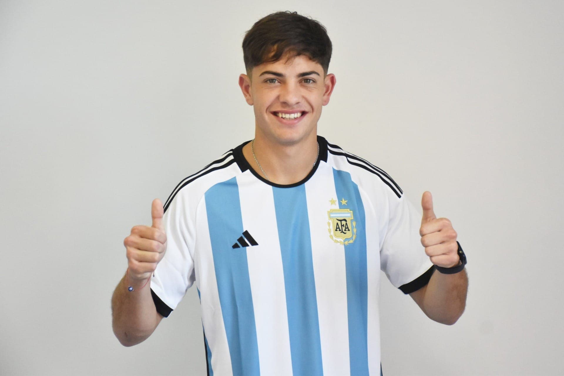 Agustin Giay, do Palmeiras, pela Argentina sub-20