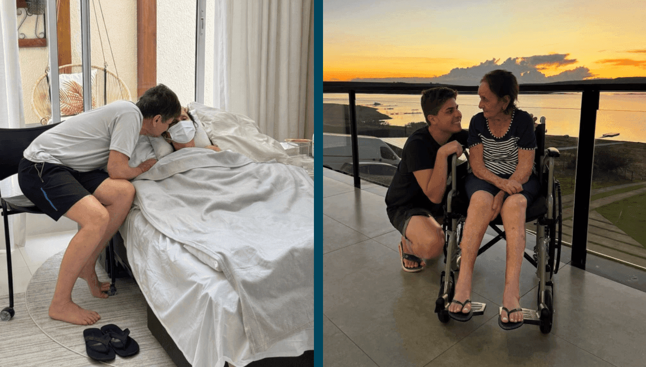 Dona Amália é conhecida pelo vídeos de humor