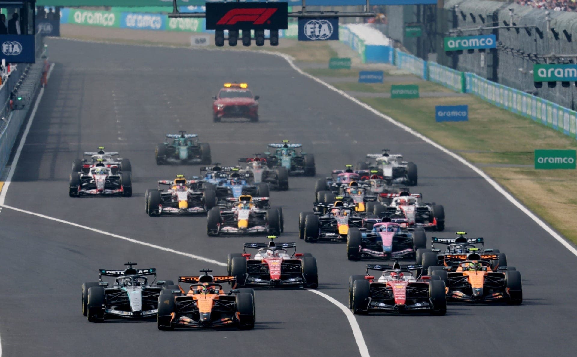 Largada do GP do Japão de Fórmula 1
