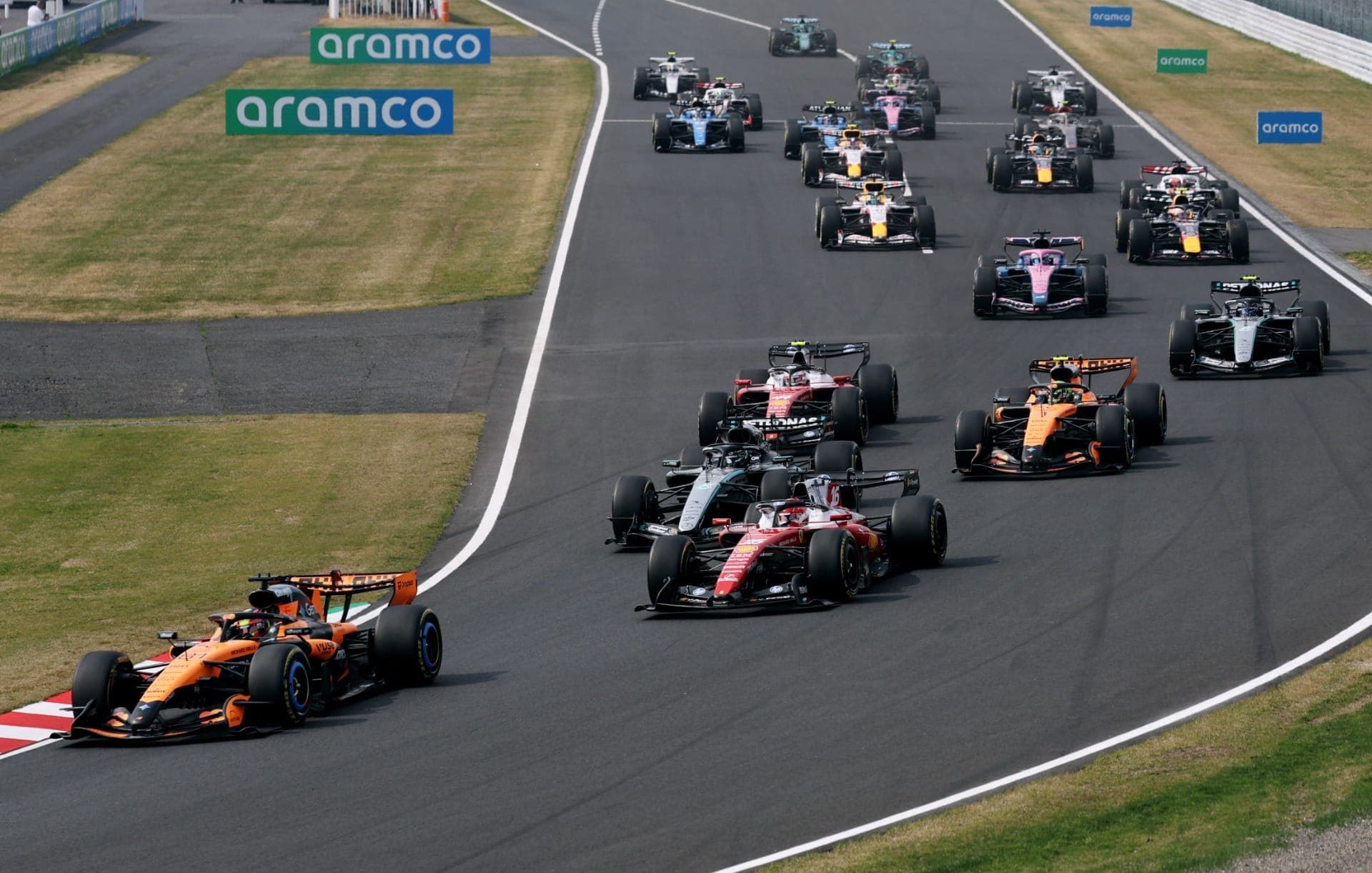 Largada do GP do Japão de Fórmula 1