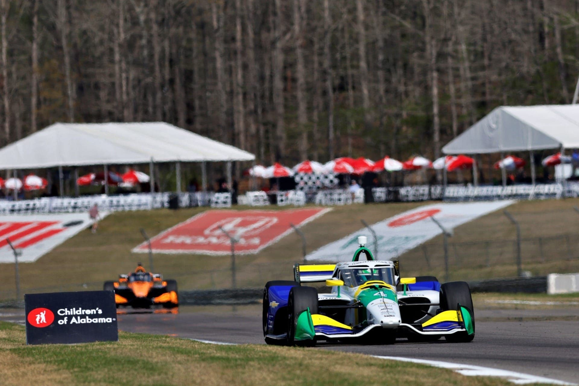 Palou larga na frente em Barber, com Malukas e Rahal no top 3; Collet sai em 21º