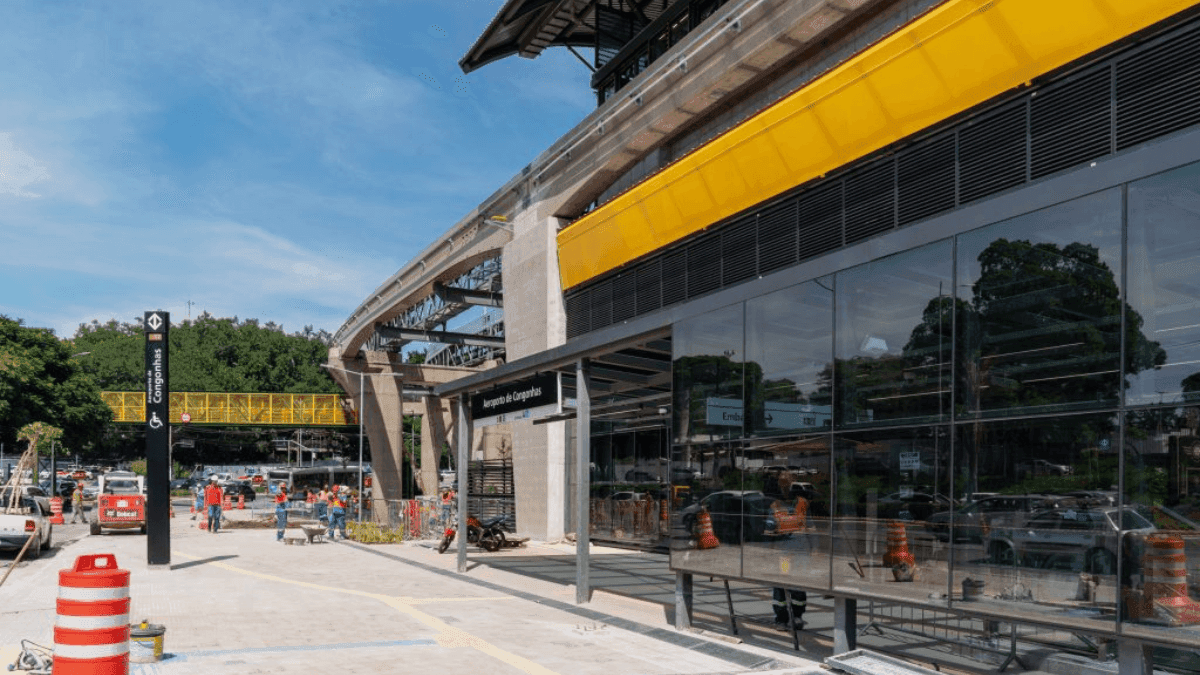 Estação da Linha-17 Ouro do Metrô