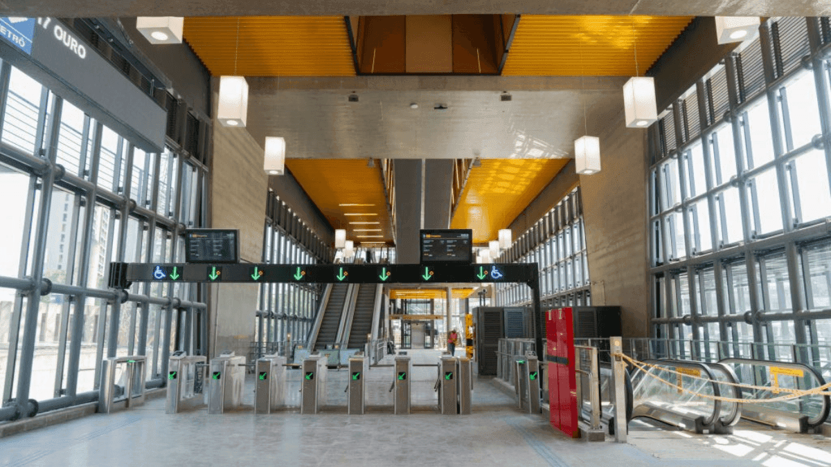 Estação da Linha-17 Ouro do Metrô