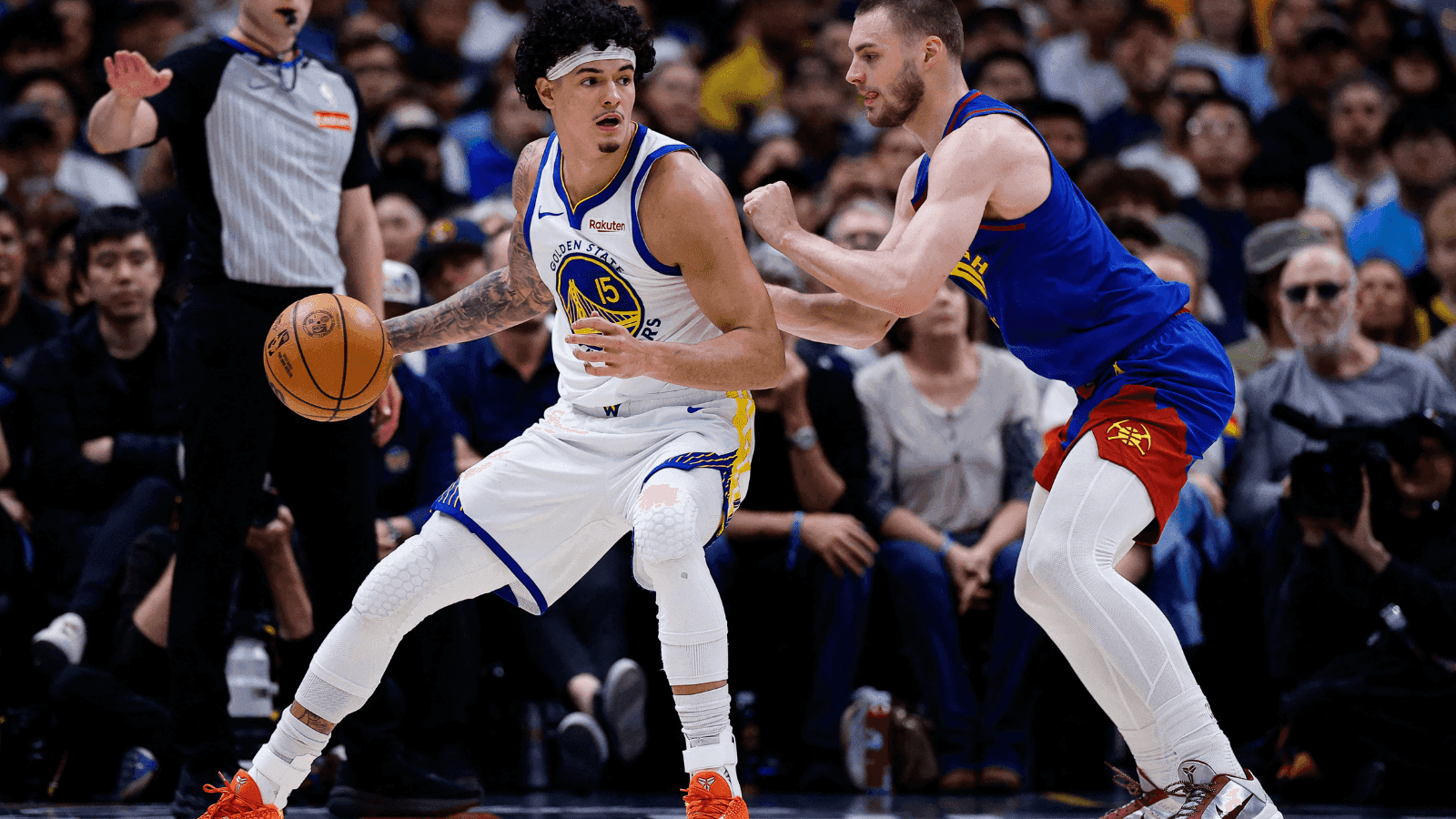 Gui Santos em ação pelo Warriors