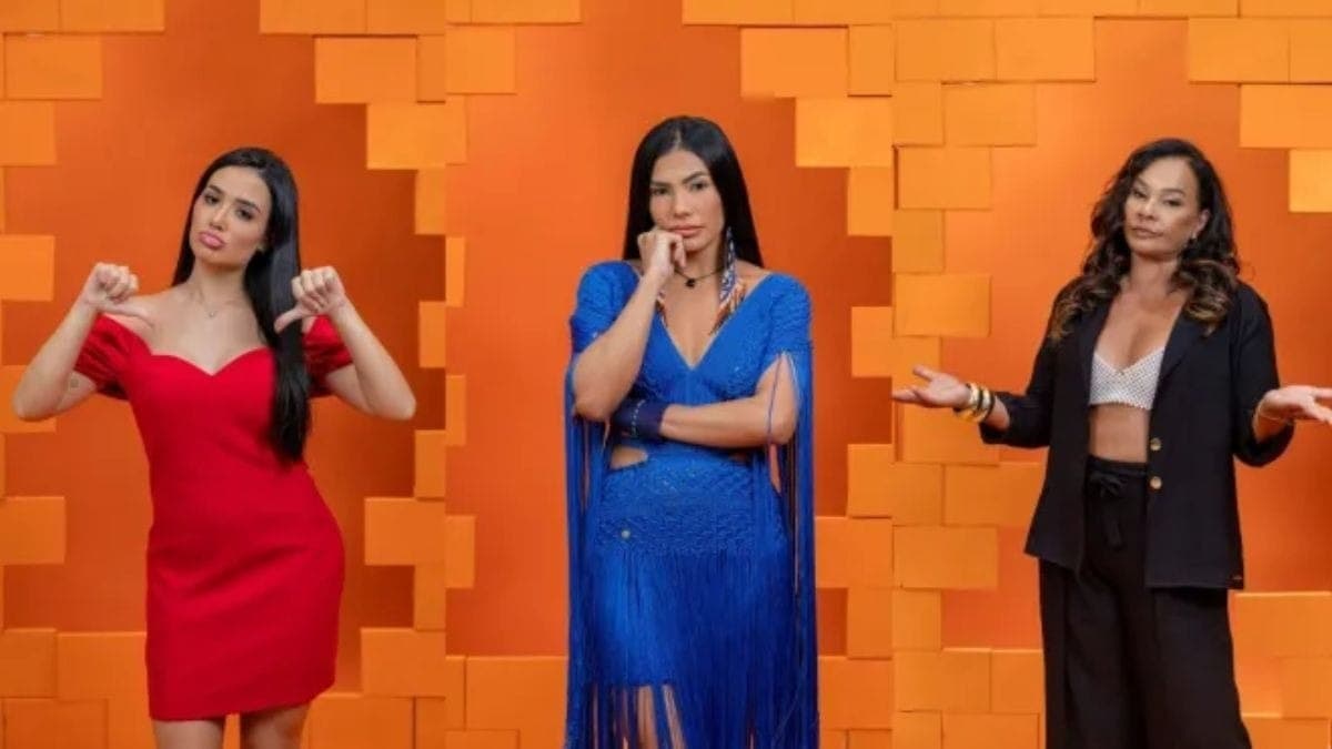 Jordana, Marciele e Solange Couto estão no paredão