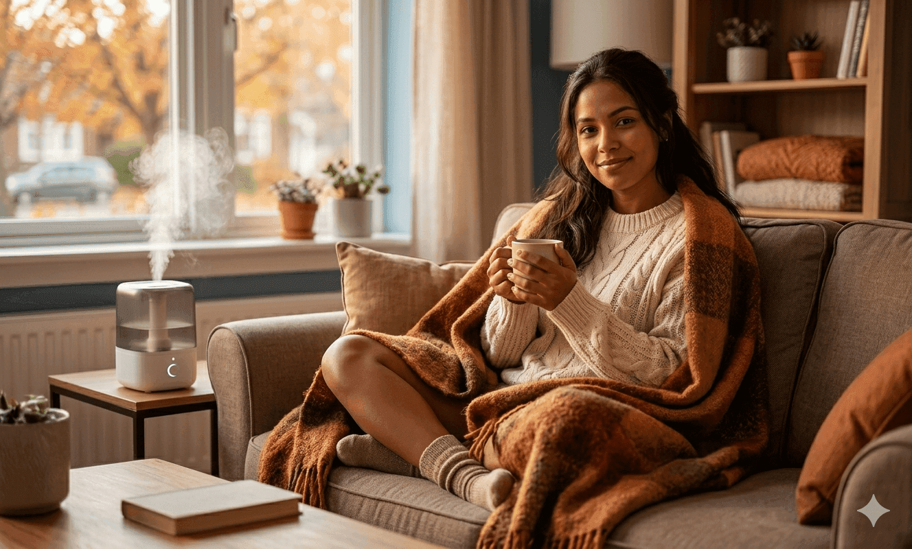 Como deixar a casa confortável no outono