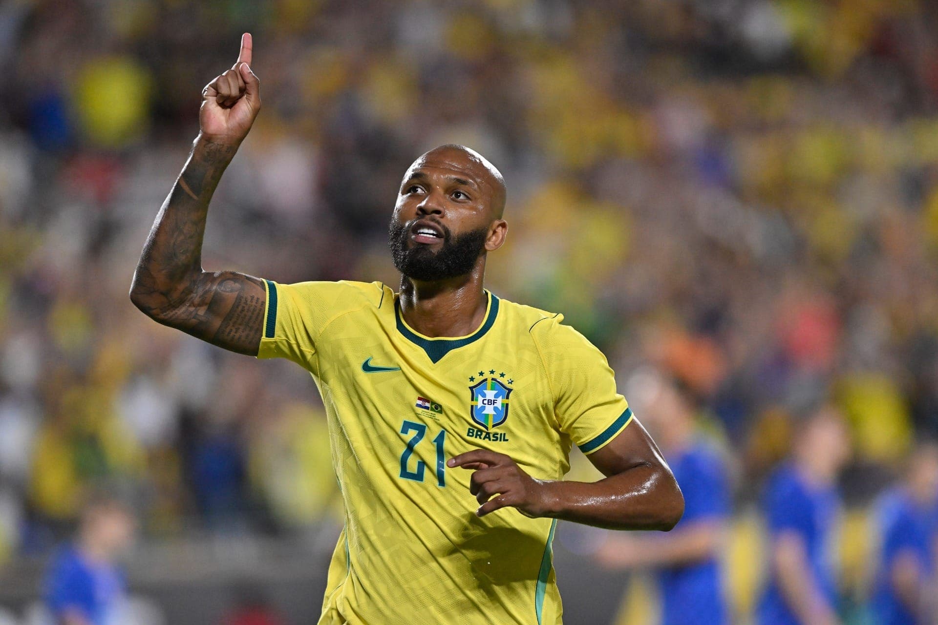 Igor Thiago fez o segundo gol do Brasil