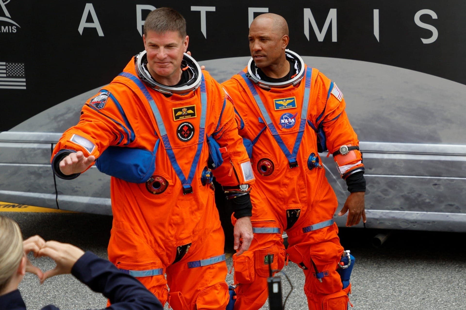 Victor Glover e Jeremy Hansen