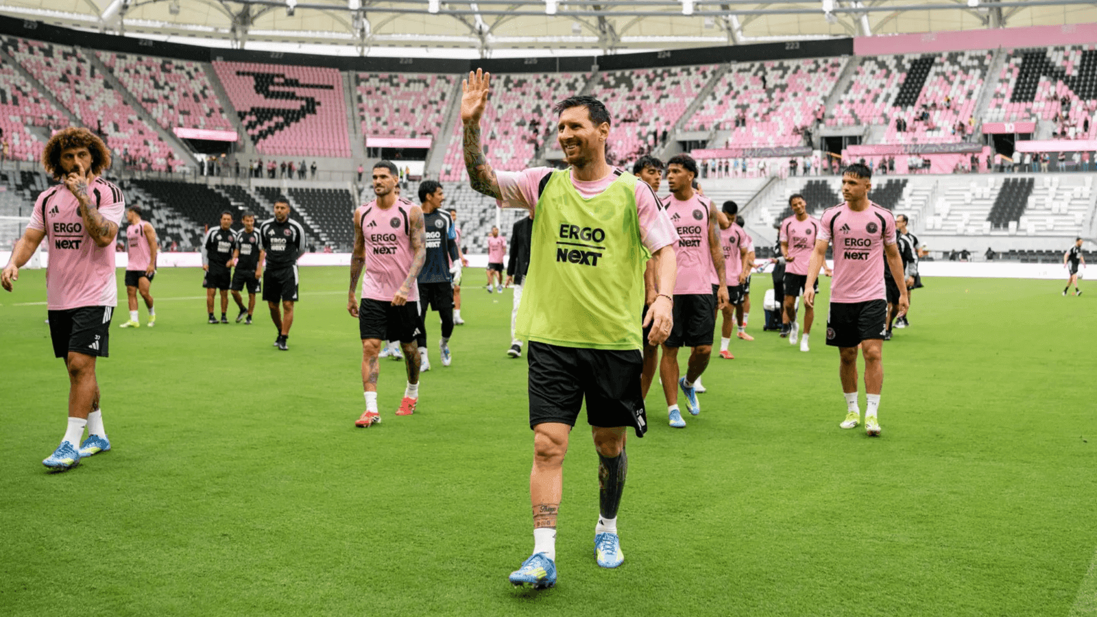 Messi no novo estádio do Inter Miami