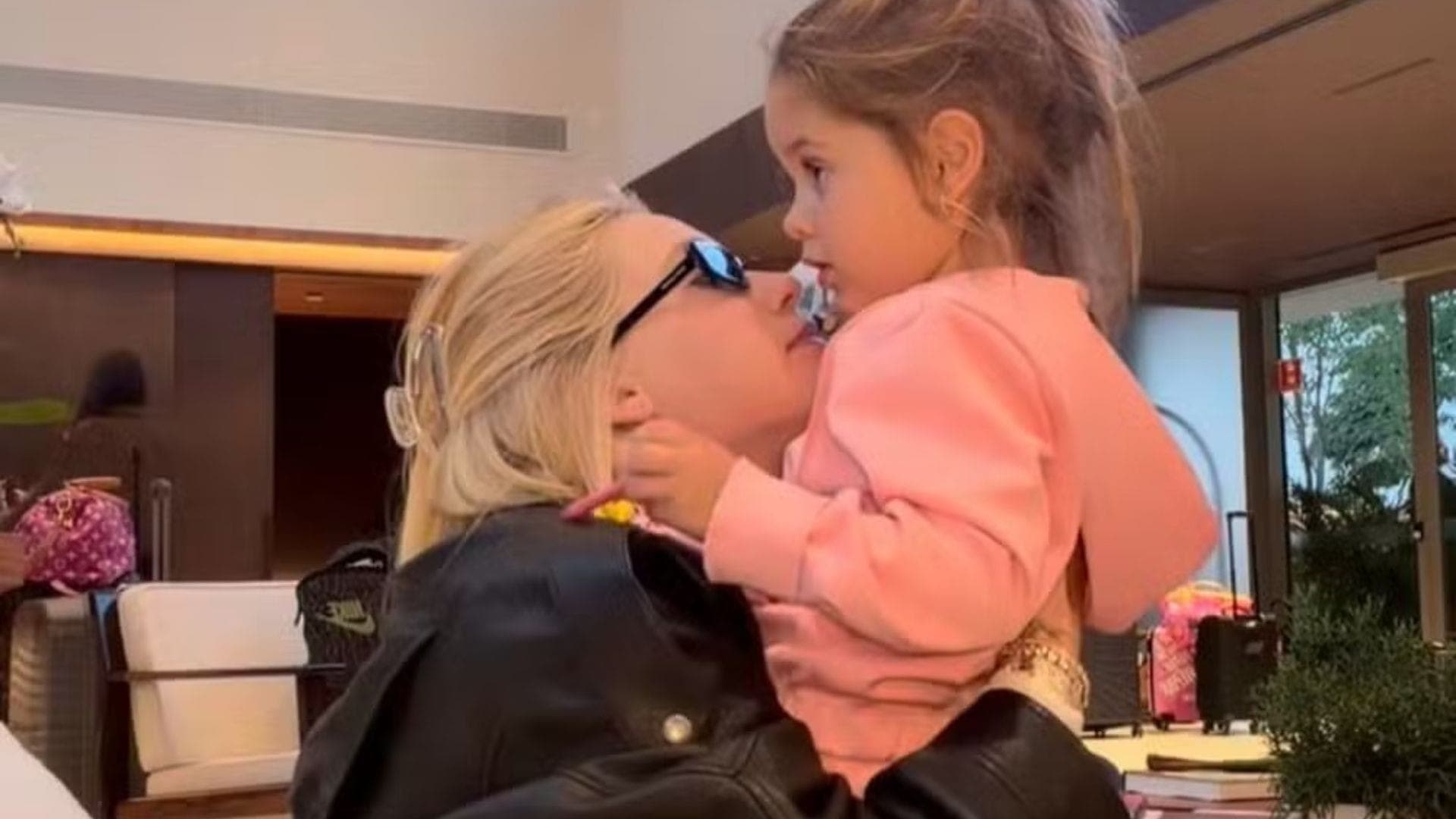 Virginia com a filha