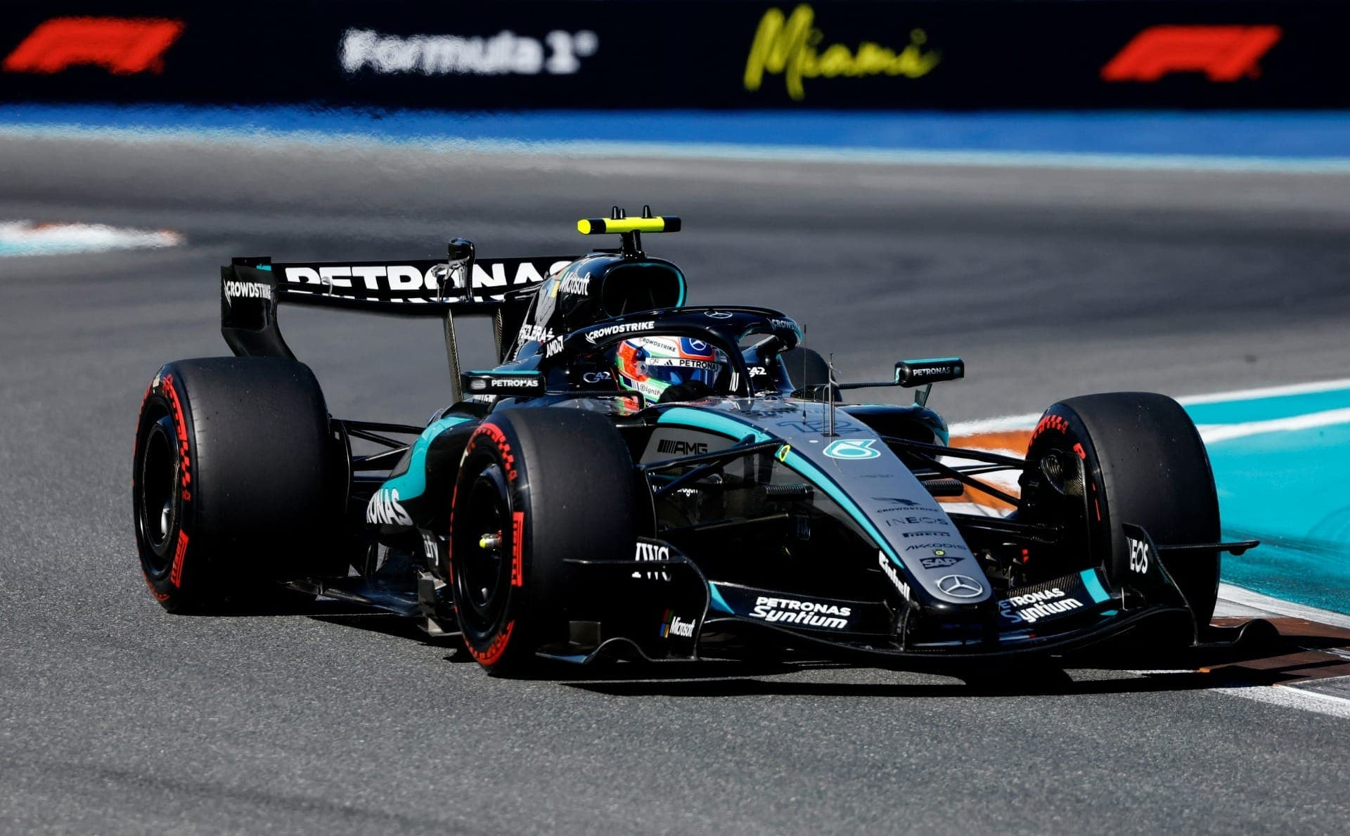 Antonelli durante a classificação do GP de Miami