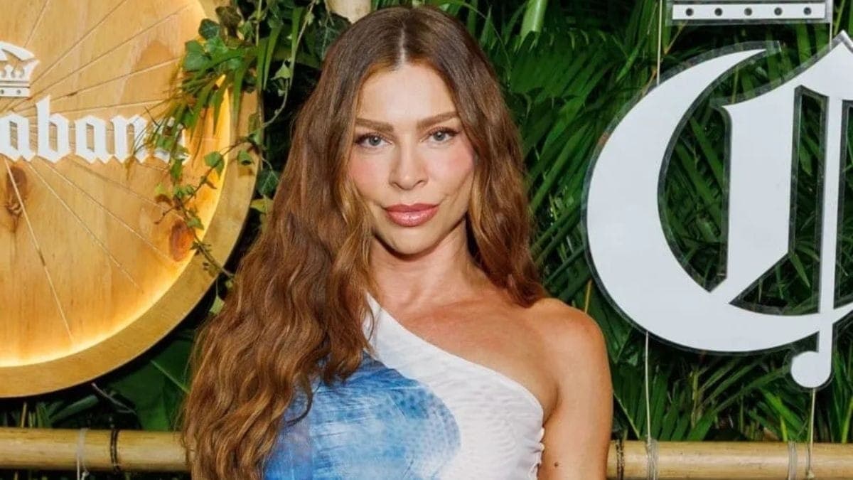 Grazi Massafera na área VIP do show de Shakira