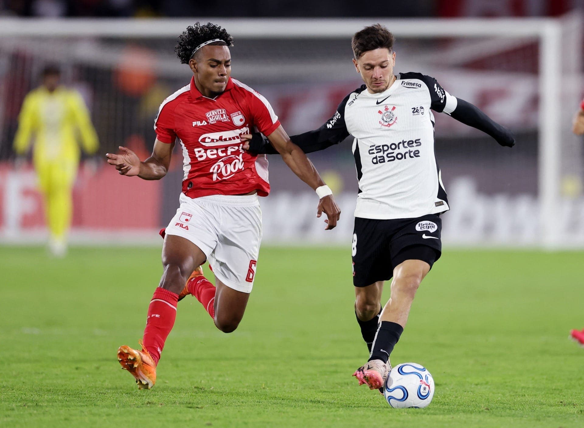 Corinthians e Santa Fé, pela Copa Libertadores