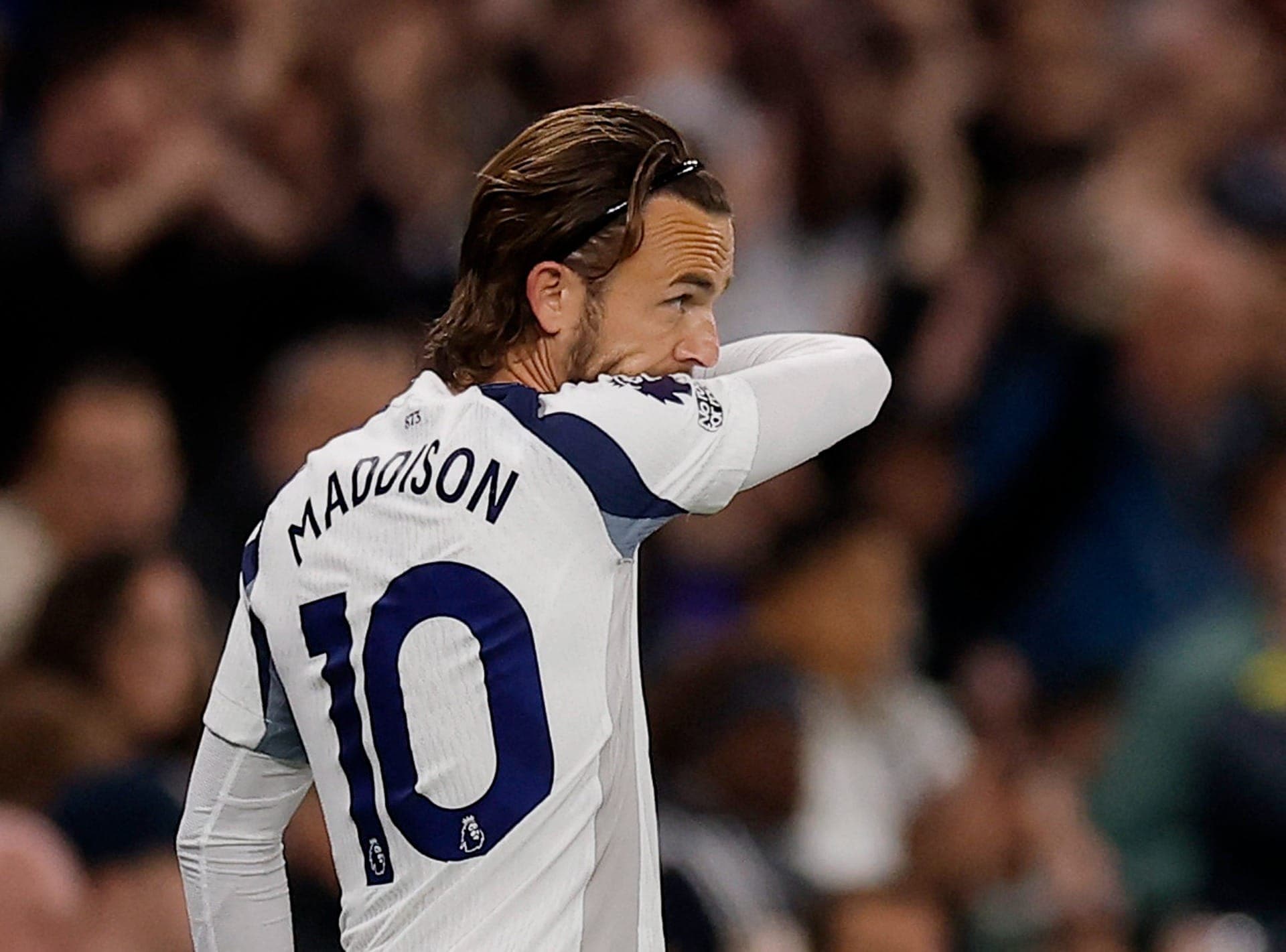 James Maddison lamenta empate do Tottenham