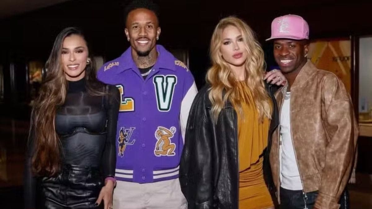 Taina, Eder Militão, Virginia e Vini Jr.