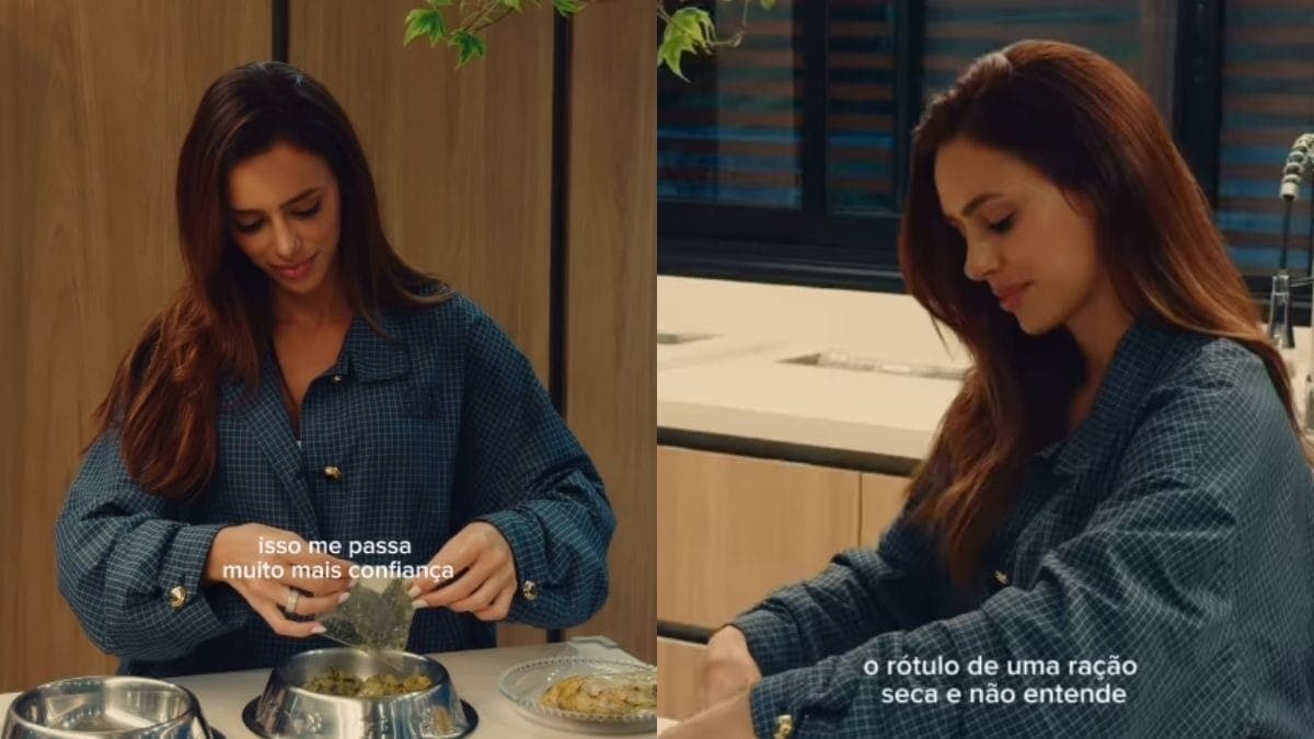 Bruna Biancardi fala de ração de cachorro