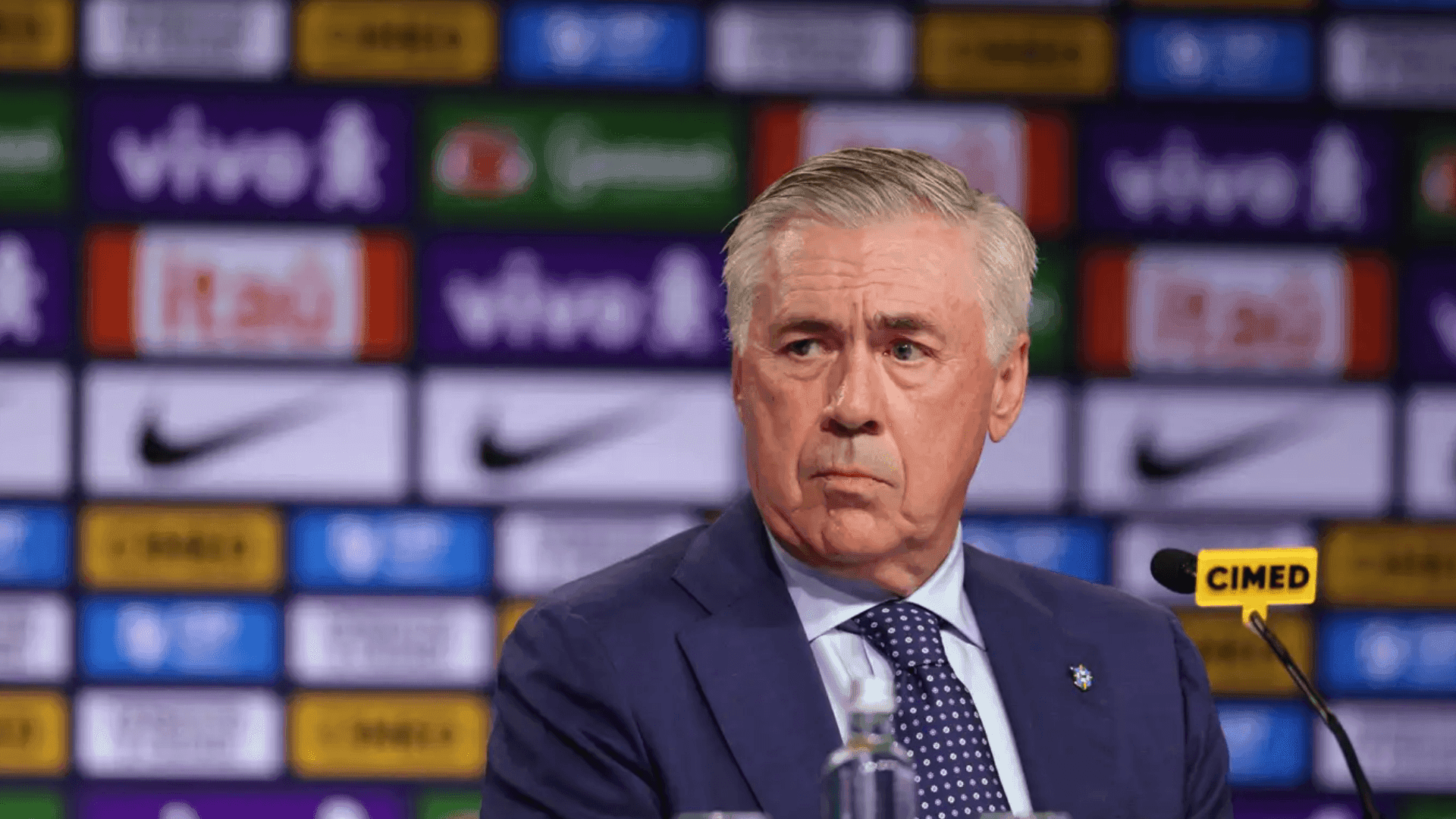 Carlo Ancelotti, técnico da Seleção Brasileira