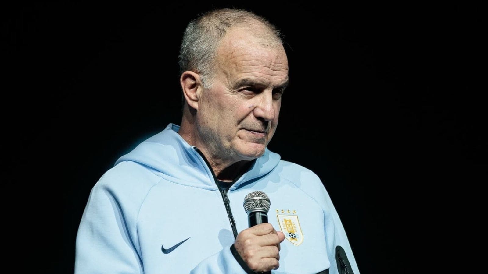 Marcelo Bielsa, treinador do Uruguai