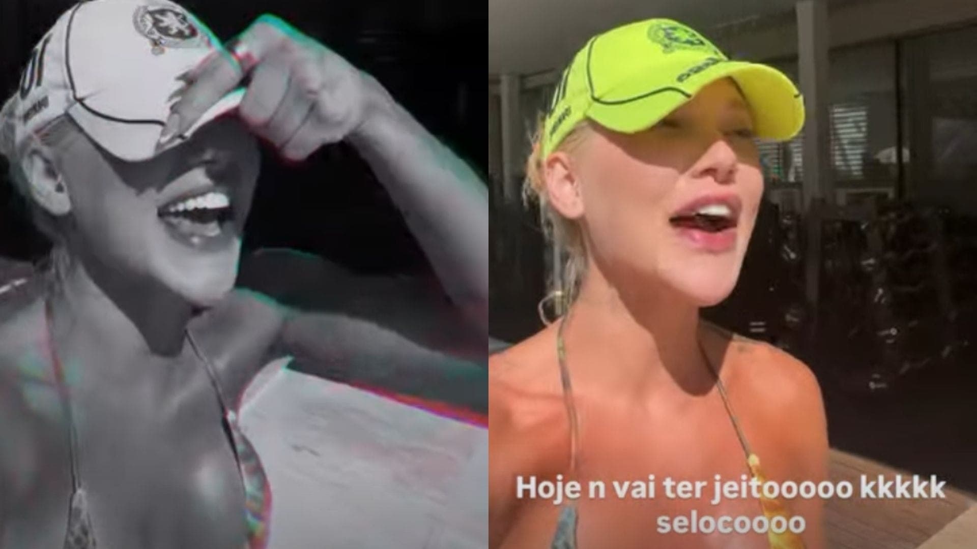 Virginia canta música sugestiva