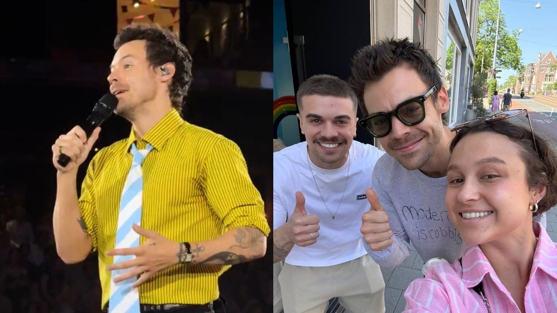 Harry Styles ajudou casal a noivar em Amsterdã