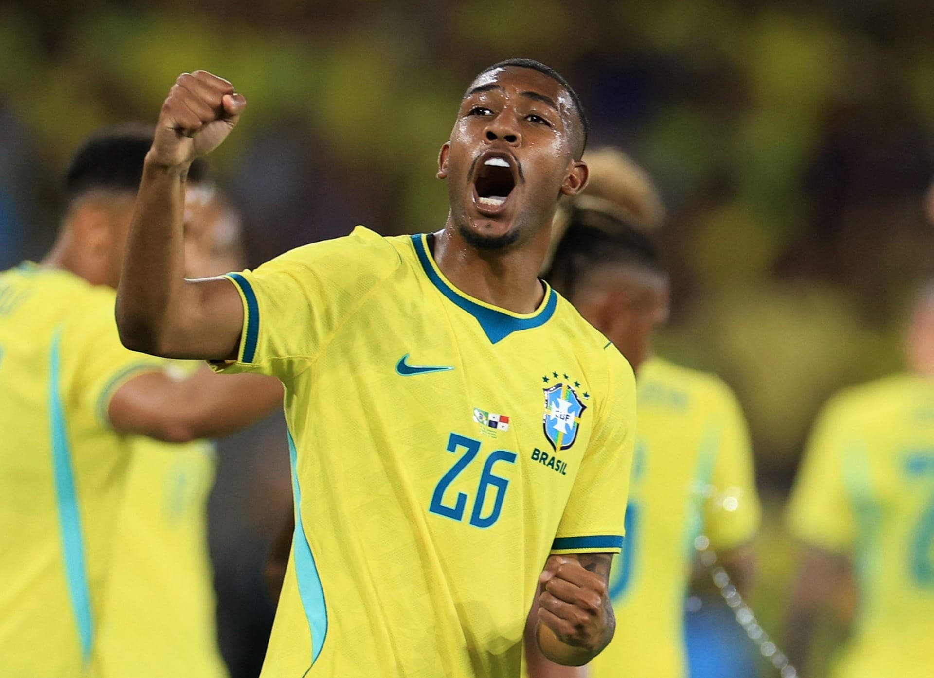 Rayan fez o 3º gol da Seleção Brasileira