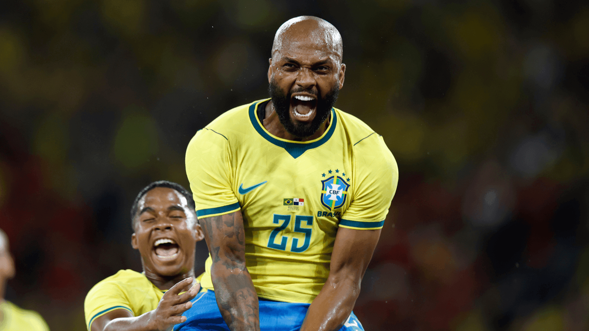 Igor Thiago, atacante da Seleção Brasileira