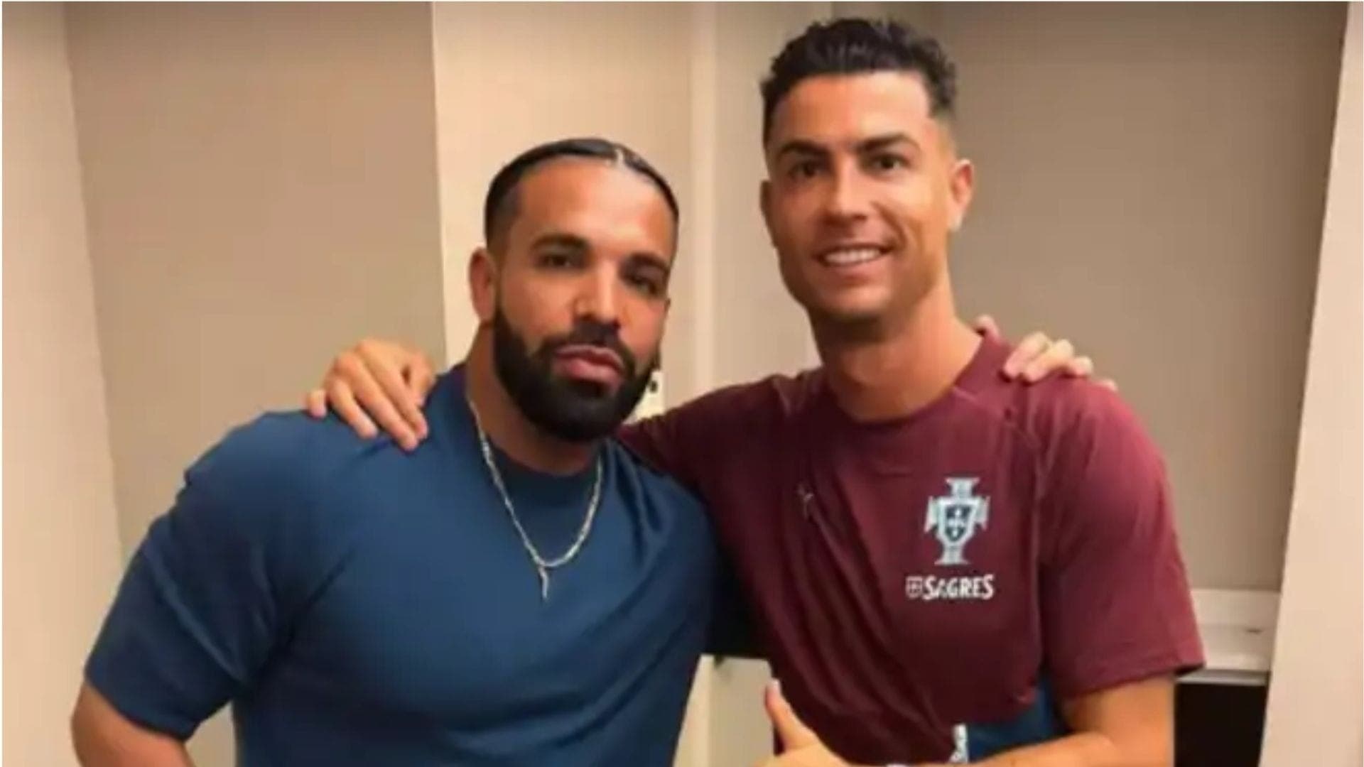 Cristiano Ronaldo e Drake 