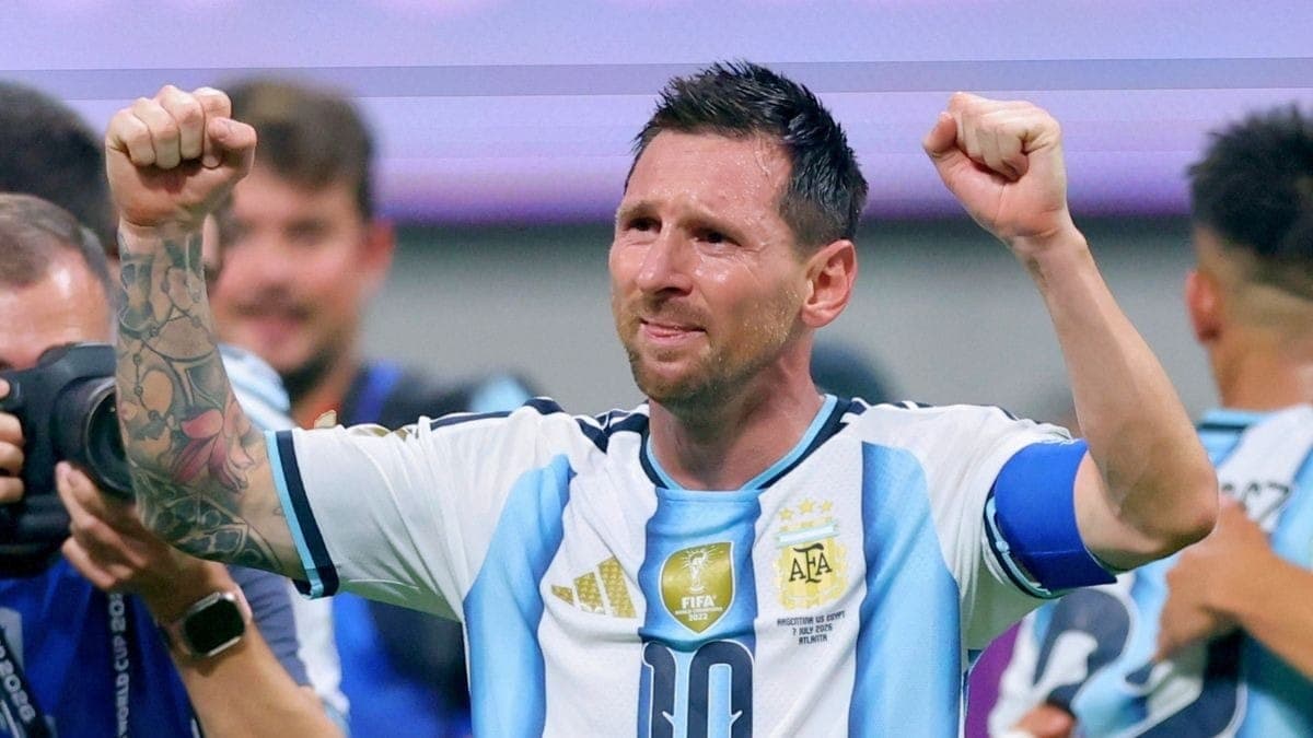 Lionel Messi se emocionou após classificação
