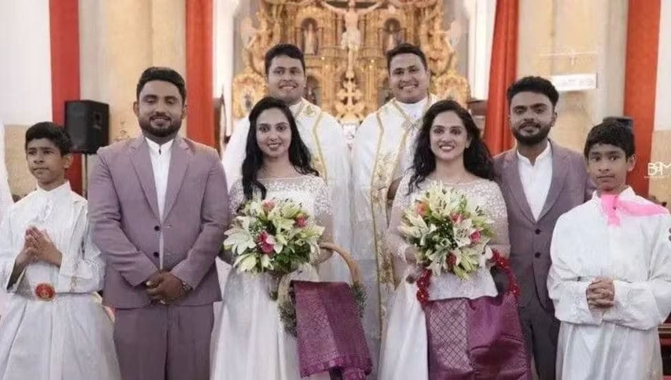 Casamento 'gemelar' aconteceu em julho na Índia