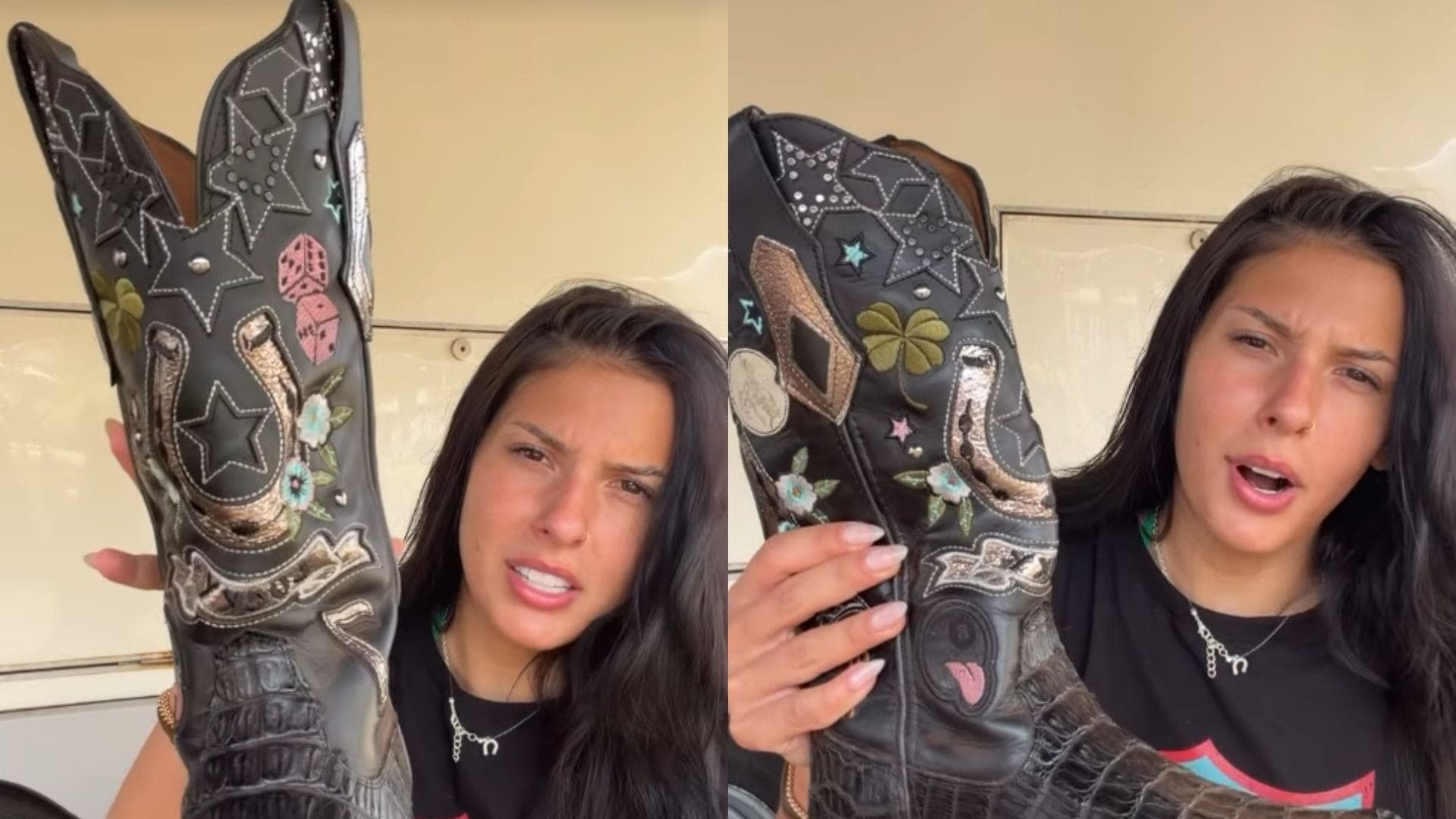 Ana Castela mostra bota de quase R$ 3 mil