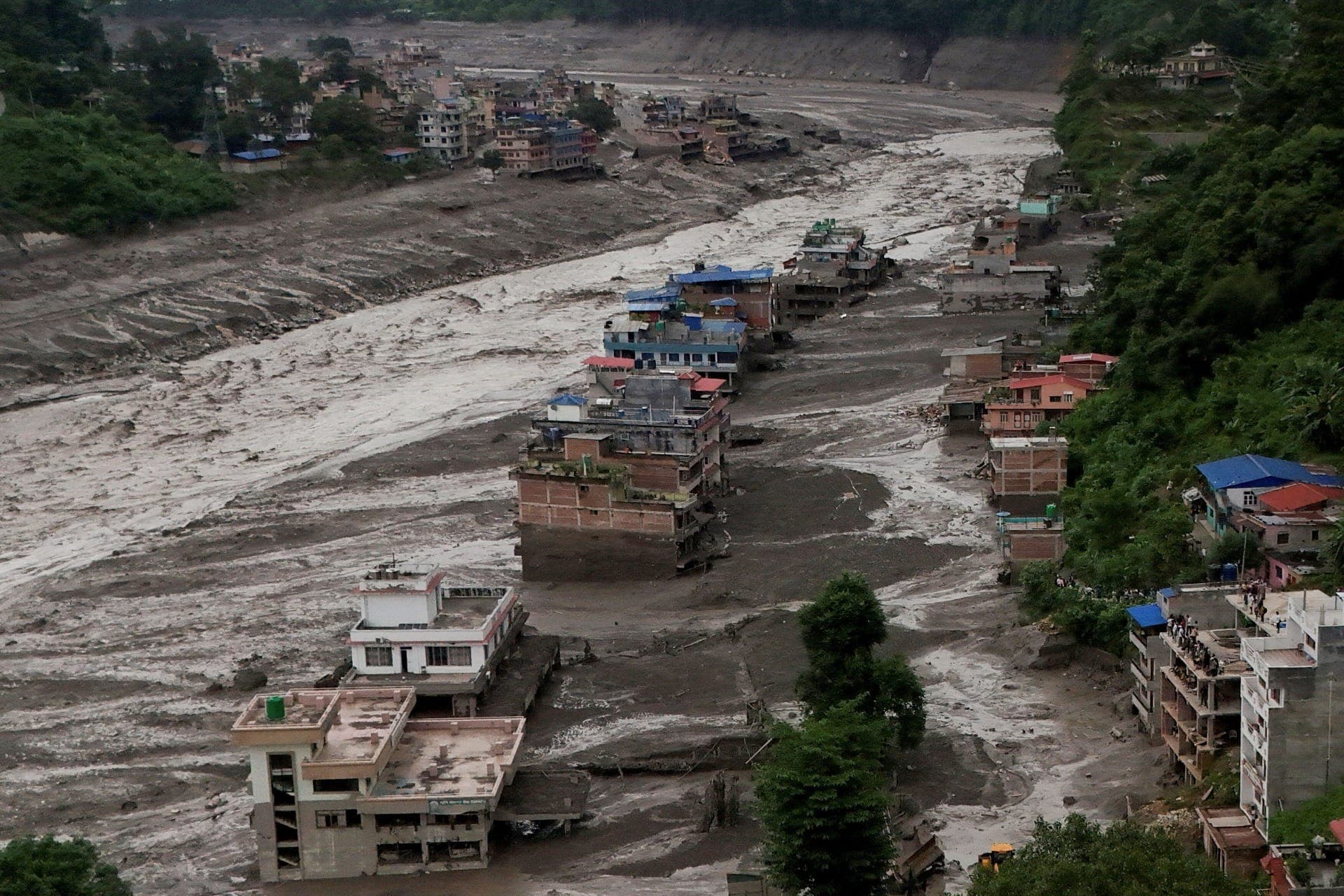 Inundação no Nepal