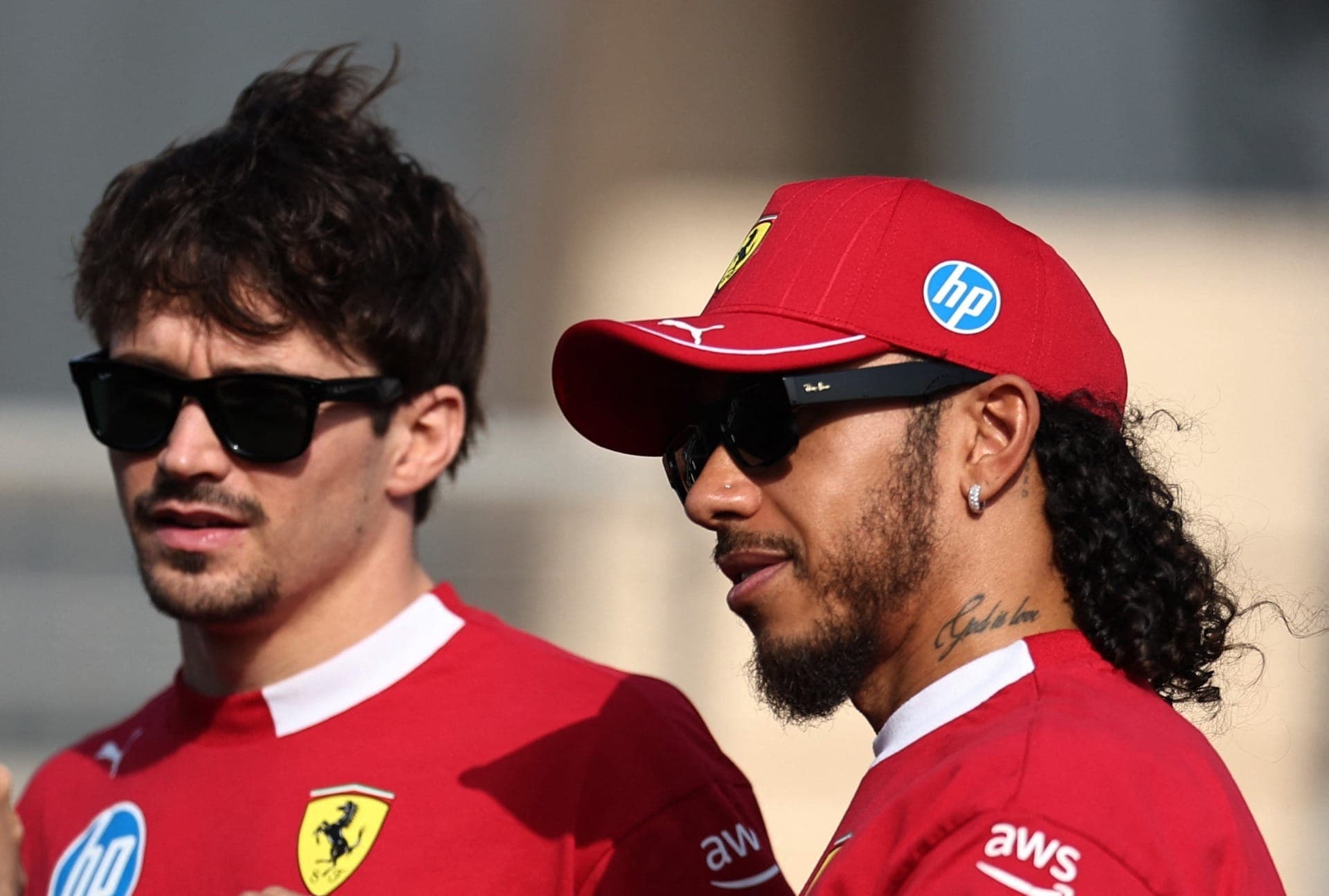 Leclerc e Hamilton