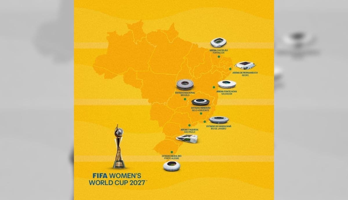 Sedes da Copa feminina de 2027