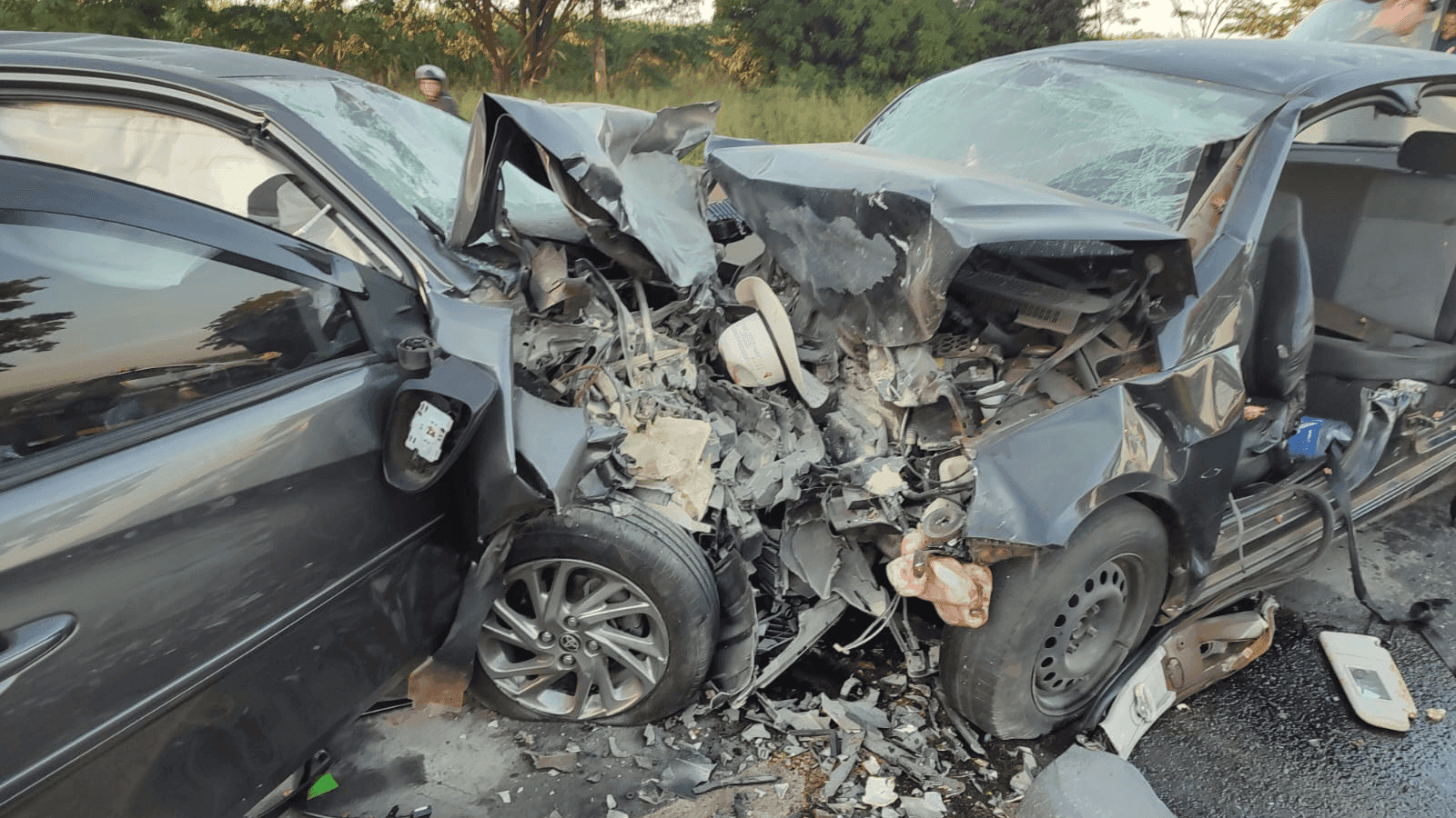 Três das vítimas estavam no mesmo carro