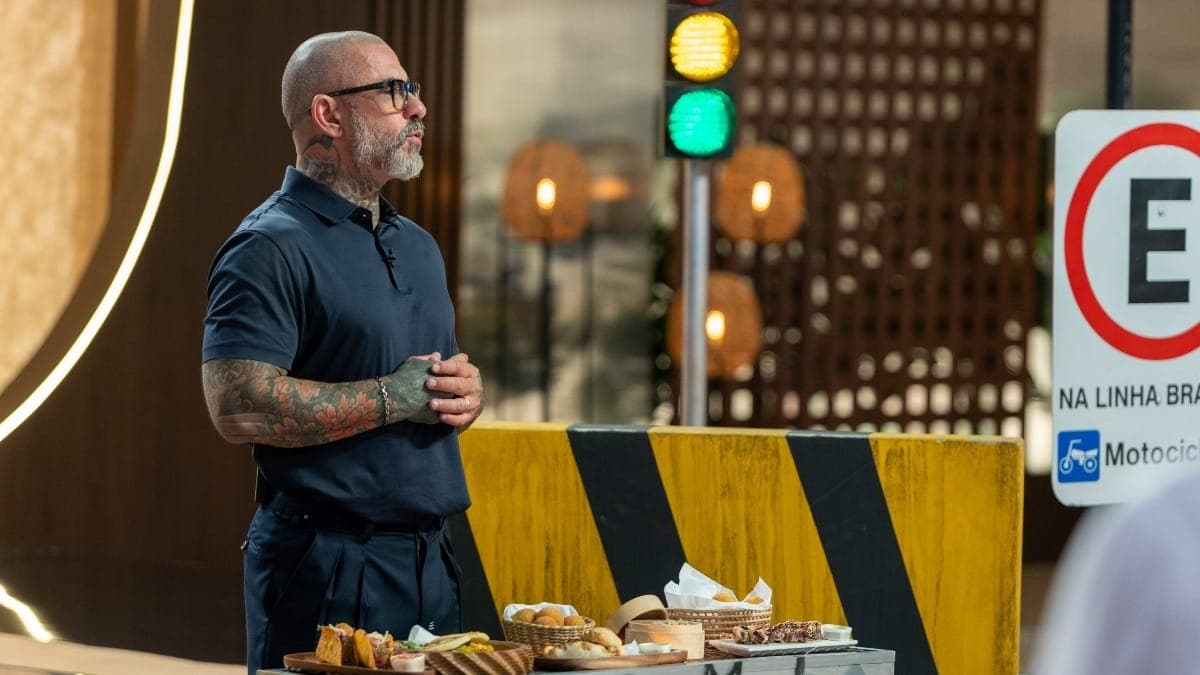 Henrique Fogaça apresenta prova de comida de rua no MasterChef
