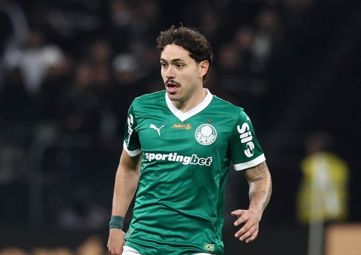 Mauricio, do Palmeiras, no clássico contra o Corinthians