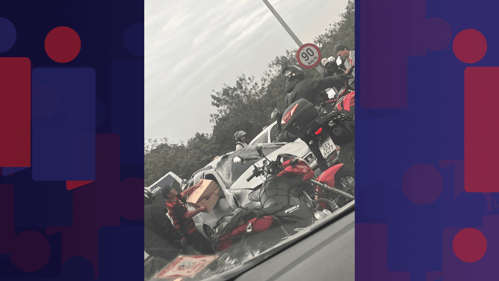 Outras três pessoas envolvidas foram atendidas no local e não quiseram ser encaminhadas ao hospital.