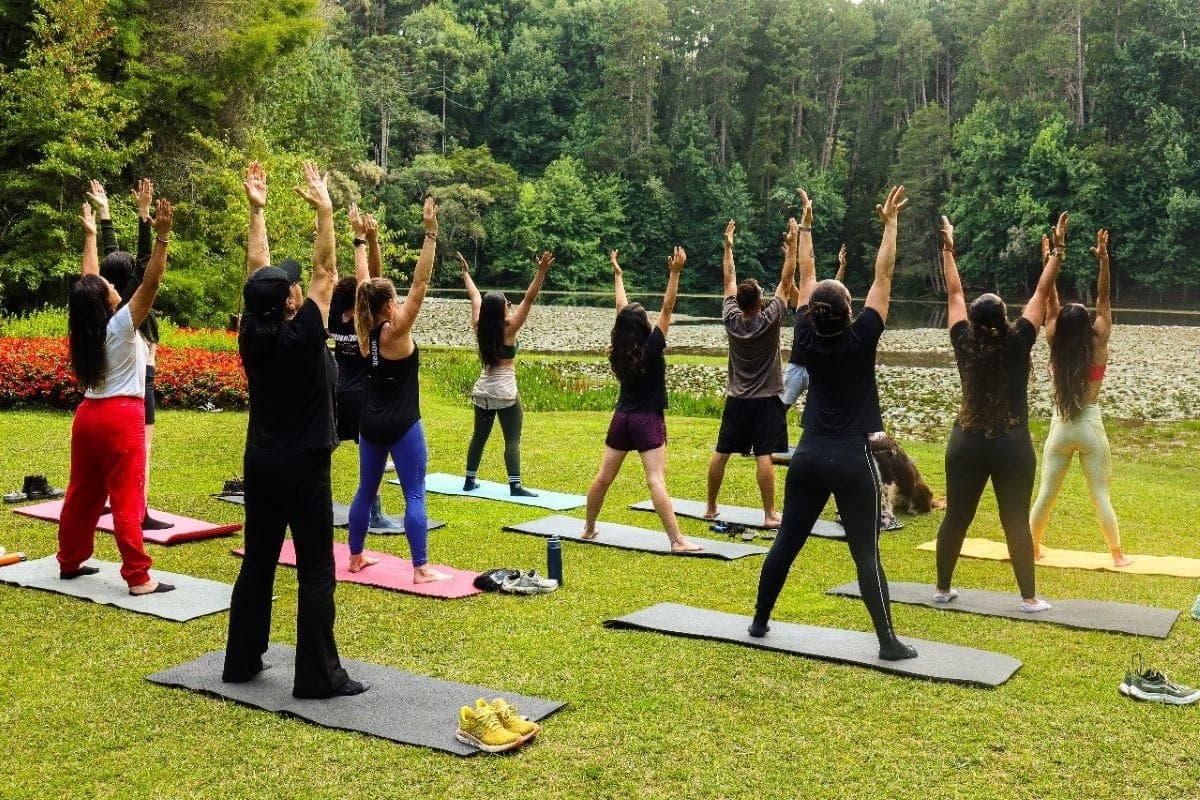 Yoga ao ar livre