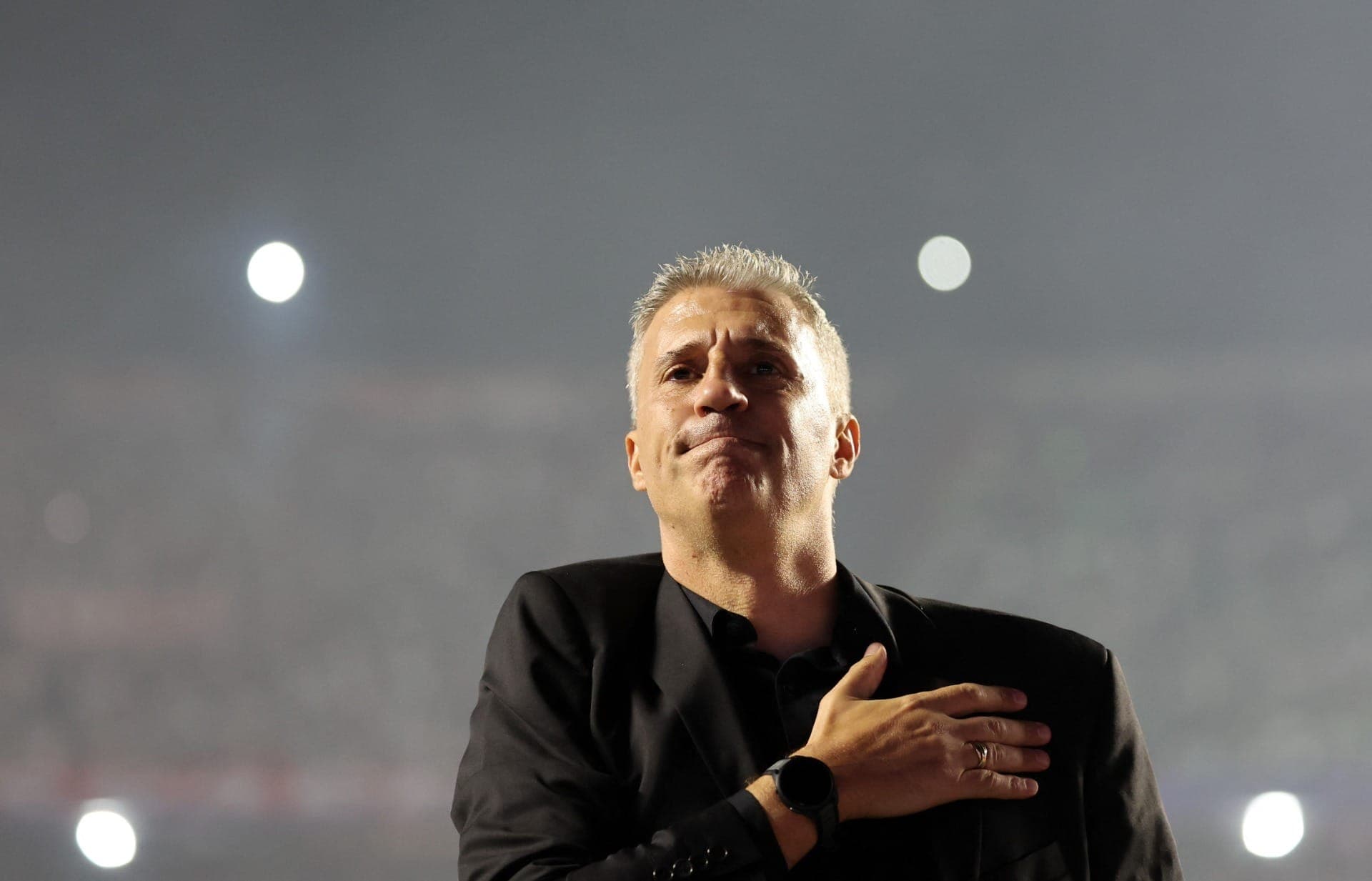 Crespo comemora classificação às quartas da Libertadoes