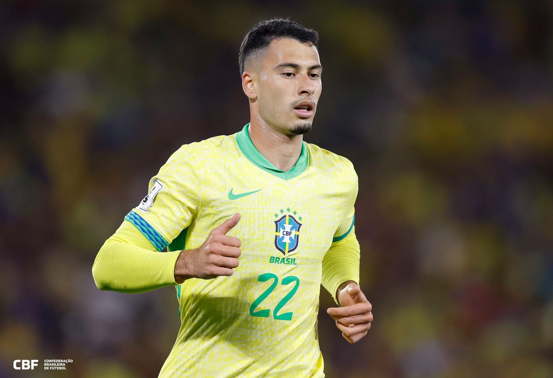 Gabriel Martinelli, atacante do Brasil