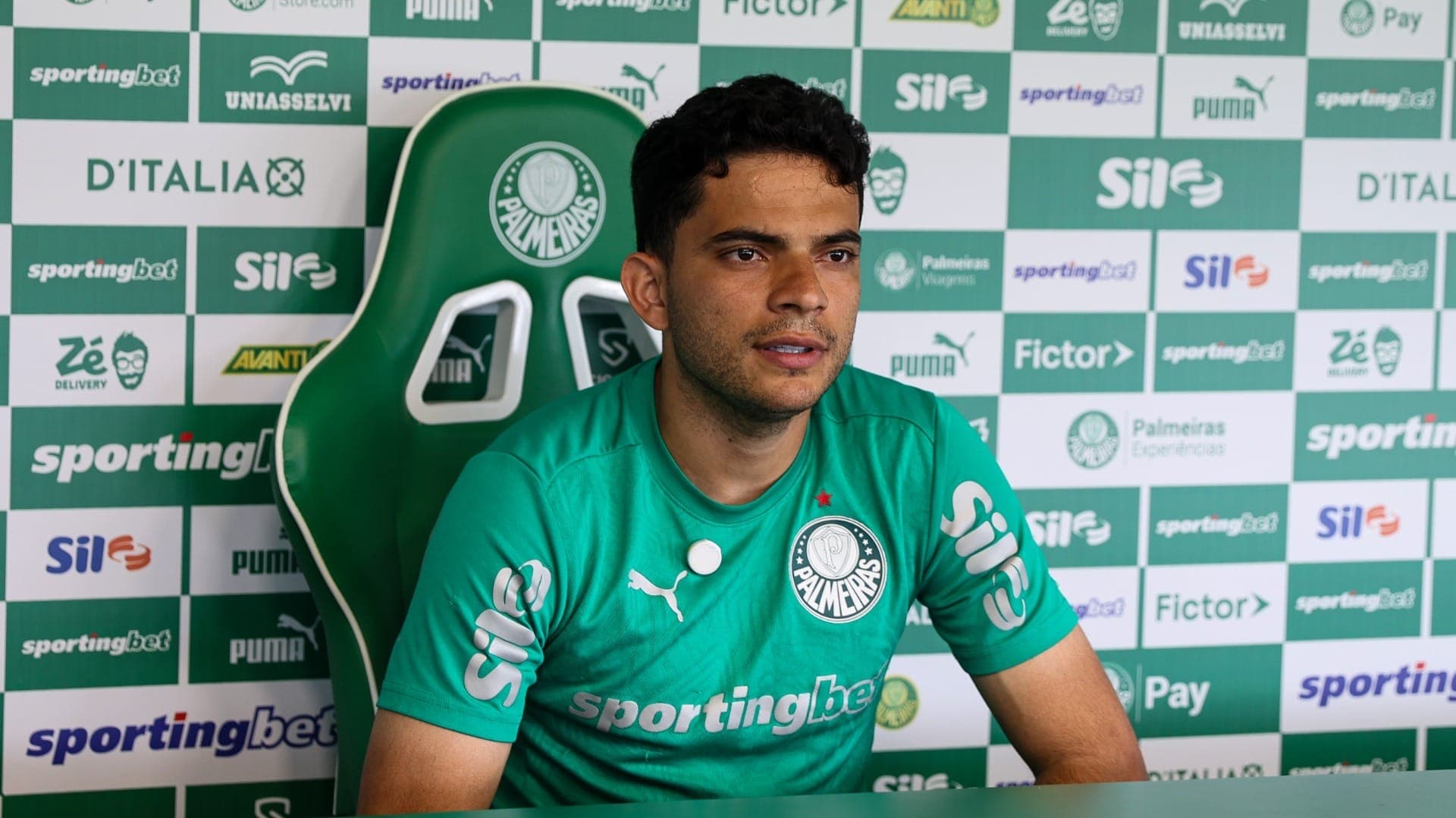 Bruno Rodrigues, atacante do Palmeiras