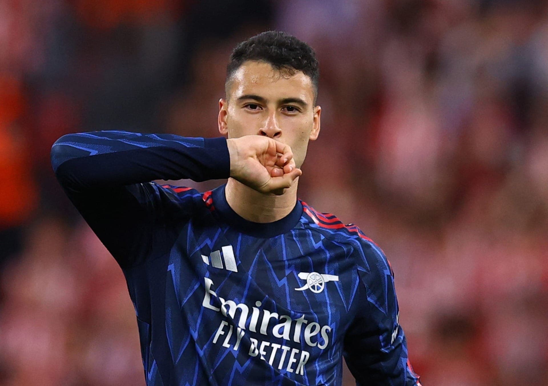 Martinelli comemora gol do Arsenal