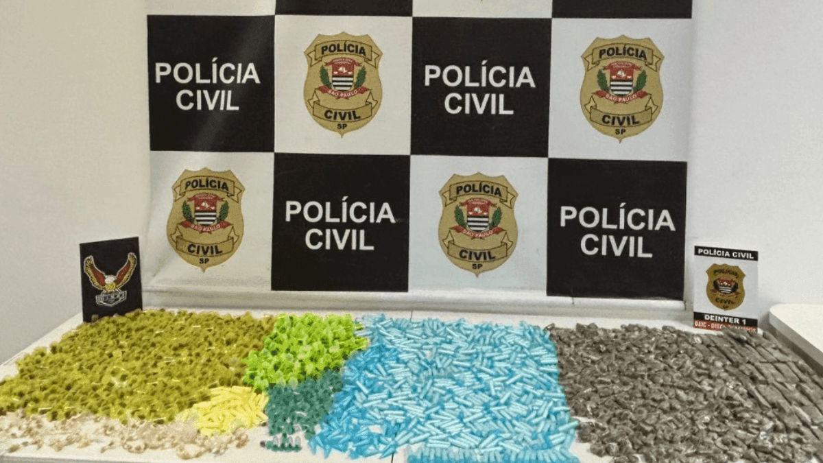 Polícia Civil estoura ‘casa bomba’ e apreende cerca de 4kg de drogas em São José dos Campos