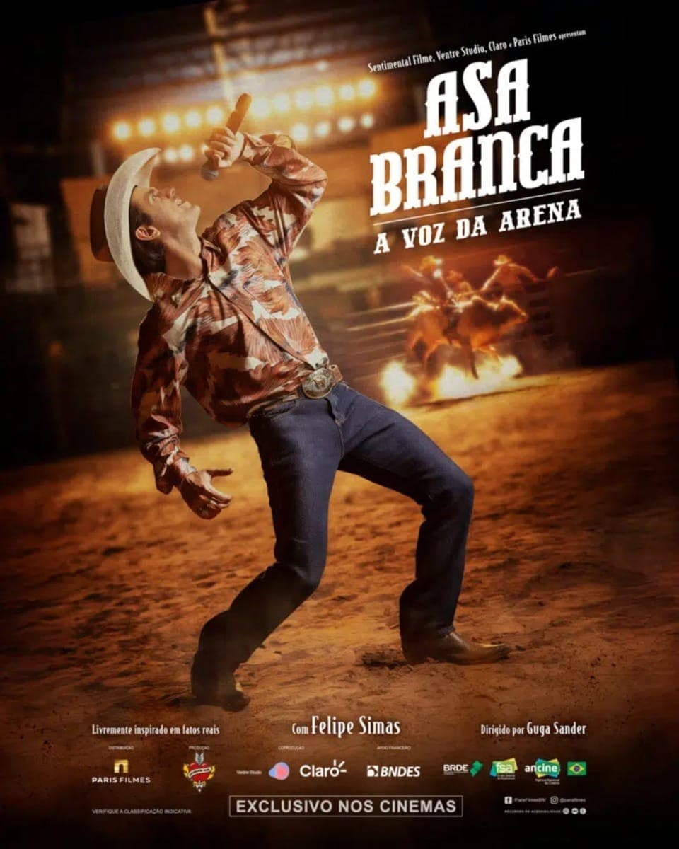 Vida do locutor de rodeio Asa Branca chega ao cinema