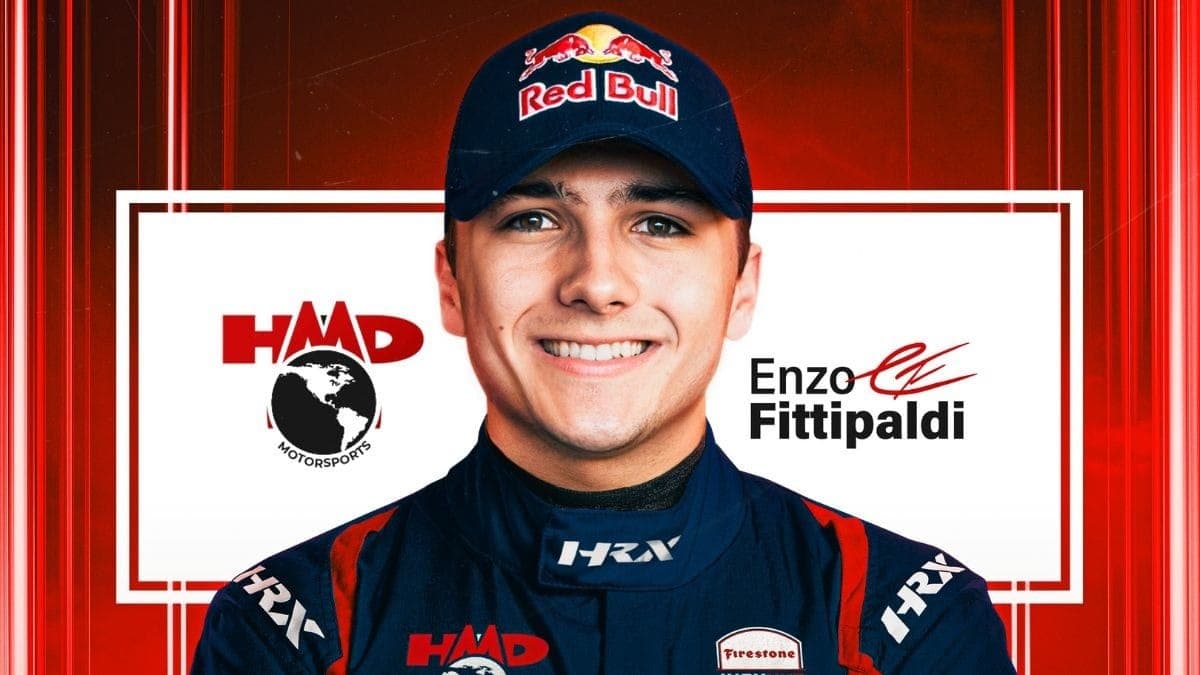 Enzo Fittipaldi disputa temporada 2026 da Indy NXT pela HMD Motorsports