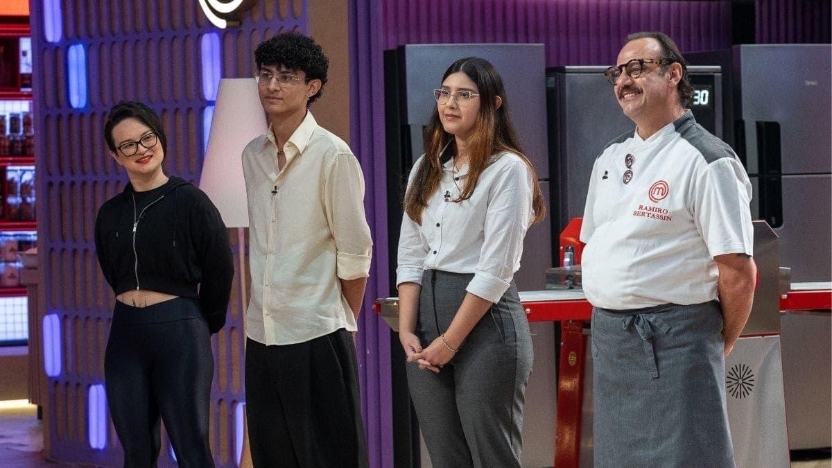 Ramiro com os filhos, Caio e Rebeca, e a amiga, Nathalia