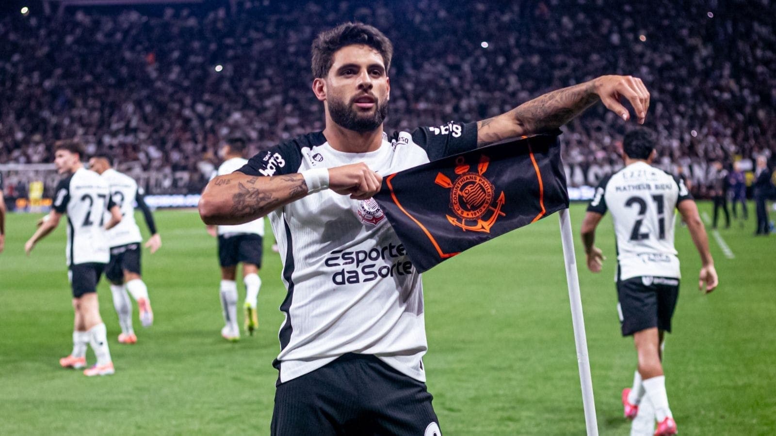 Yuri Alberto, atacante do Corinthians